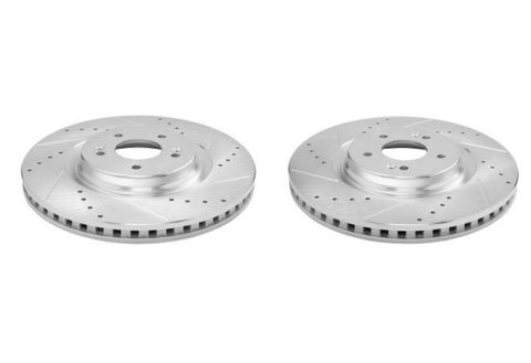 Power Stop 21-25 Hyundai Sonata Front Drilled & Slotted Rotor - Pair thumbnail 3