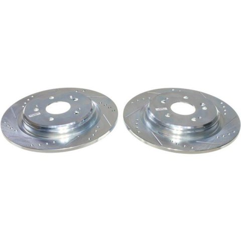Power Stop 19-24 Acura RDX Rear Drilled & Slotted Rotor - Pair thumbnail 3