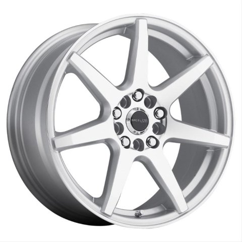 Raceline 131S Evo 18x7.5in / 5x108/5x114.3 BP / 42mm Offset / 72.62mm Bore - Silver & Machined Wheel thumbnail 1