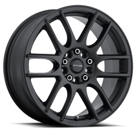 Raceline 141B Mystique 16x7in / 4x100/4x108 BP / 40mm Offset / 72.62mm Bore - Satin Black Wheel thumbnail 3