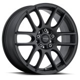 Raceline 141B Mystique 16x7in / 5x112/5x120 BP / 40mm Offset / 74.1mm Bore - Satin Black Wheel thumbnail 2