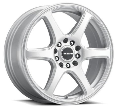 Raceline 146S Matrix 18x8in / 5x112/5x120 BP / 40mm Offset / 74.1mm Bore - Gloss Silver Wheel thumbnail 1