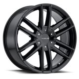 Raceline 158B Impulse 22x9.5in / 6x139.7/6x135 BP / 15mm Offset / 106.1mm Bore - Gloss Black Wheel thumbnail 2