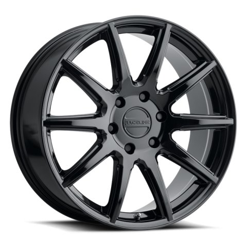 Raceline 159B Spike 20x8.5in / 6x135 BP / 35mm Offset / 87.1mm Bore - Gloss Black Wheel thumbnail 3