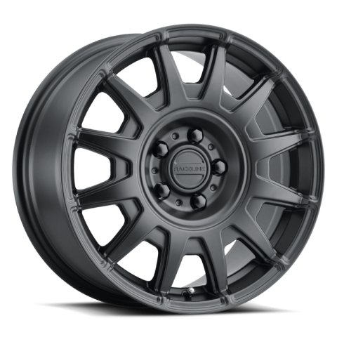 Raceline 401B Aero 17x8in / 5x114.3 BP / 40mm Offset / 72.62mm Bore - Satin Black Wheel