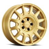 Raceline 401GD Aero 17x8in / 5x114.3 BP / 40mm Offset / 72.62mm Bore - Gloss Gold Wheel thumbnail 2