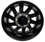 Raceline 820M Twisted 15x6in / 6x139.7 BP / 0mm Offset / 4.25mm Bore - Black & Machined Wheel thumbnail 2