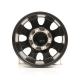 Raceline 860M Mamba 15x6in / 6x139.7 BP / 0mm Offset / 4.25mm Bore - Black & Machined Wheel thumbnail 2
