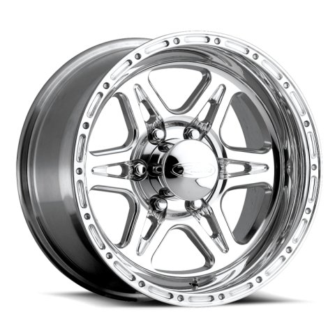 Raceline 886 Renegade 17x9in / 5x127 BP / 0mm Offset / 83.82mm Bore - Polished Wheel thumbnail 2