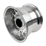 Raceline 887 Rock Crusher 15x10in / 5x139.7 BP / -47mm Offset / 107.95mm Bore - Polished Wheel thumbnail 3