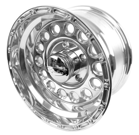 Raceline 887 Rock Crusher 15x8in / 5x139.7 BP / -32mm Offset / 107.95mm Bore - Polished Wheel thumbnail 2