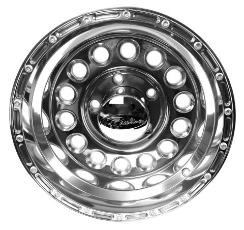 Raceline 887 Rock Crusher 15x8in / 5x139.7 BP / -32mm Offset / 107.95mm Bore - Polished Wheel thumbnail 3