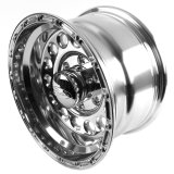 Raceline 887 Rock Crusher 15x8in / 6x139.7 BP / -32mm Offset / 107.95mm Bore - Polished Wheel thumbnail 1