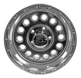 Raceline 887 Rock Crusher 17x9in / 5x139.7 BP / 0mm Offset / 107.95mm Bore - Polished Wheel thumbnail 3