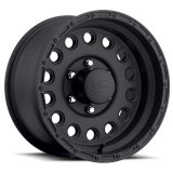 Raceline 887B Rock Crusher 17x9in / 8x165.1 BP / 0mm Offset / 130.81mm Bore - Satin Black Wheel thumbnail 2