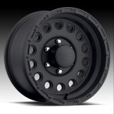 Raceline 887B Rock Crusher 17x9in / 8x170 BP / 0mm Offset / 130.81mm Bore - Satin Black Wheel thumbnail 1