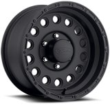 Raceline 887B Rock Crusher 17x9in / 8x170 BP / 0mm Offset / 130.81mm Bore - Satin Black Wheel thumbnail 3
