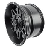 Raceline 931B Injector 17x9in / 5x114.3/5x127 BP / -12mm Offset / 78.1mm Bore - Satin Black Wheel thumbnail 3
