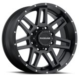 Raceline 931B Injector 17x9in / 5x114.3/5x127 BP / -12mm Offset / 78.1mm Bore - Satin Black Wheel thumbnail 5