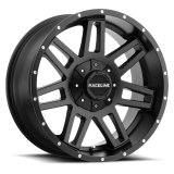 Raceline 931B Injector 17x9in / 5x114.3/5x127 BP / -12mm Offset / 78.1mm Bore - Satin Black Wheel thumbnail 6