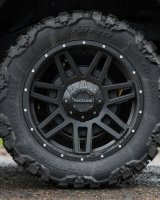 Raceline 931B Injector 16x8in / 6x139.7 BP / 0mm Offset / 106.1mm Bore - Satin Black Wheel thumbnail 8