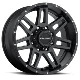 Raceline 931B Injector 16x8in / 5x114.3 BP / 0mm Offset / 78.1mm Bore - Satin Black Wheel thumbnail 1