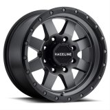 Raceline 935G Defender 17x9in / 8x165.1 BP / -12mm Offset / 130.81mm Bore - Gunmetal Wheel thumbnail 1