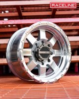 Raceline 935MC Defender 17x9in / 5x139.7 BP / -12mm Offset / 107.95mm Bore - Machined Wheel thumbnail 5