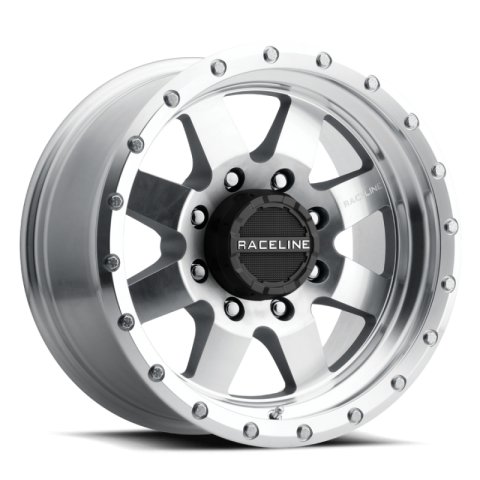 Raceline 935MC Defender 17x9in / 6x139.7 BP / 0mm Offset / 107.95mm Bore - Machined Wheel thumbnail 2