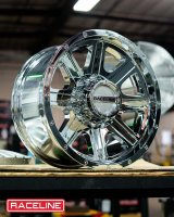 Raceline 940C Hostage 17x9in / 5x139.7 BP / 0mm Offset / 106.5mm Bore - Chrome Wheel thumbnail 6
