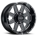 Raceline 940M Hostage 18x9in / 6x139.7 BP / 12mm Offset / 106.1mm Bore - Black & Milled Wheel thumbnail 3