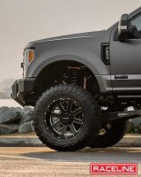 Raceline 940M Hostage 20x9in / 8x170 BP / 0mm Offset / 125.2mm Bore - Black & Milled Wheel thumbnail 6