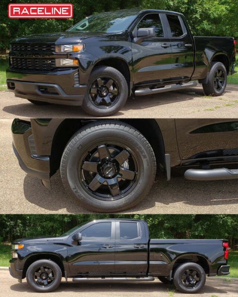 Raceline 942B Addict 18x8in / 6x139.7 BP / 35mm Offset / 106.1mm Bore - Gloss Black Wheel thumbnail 3