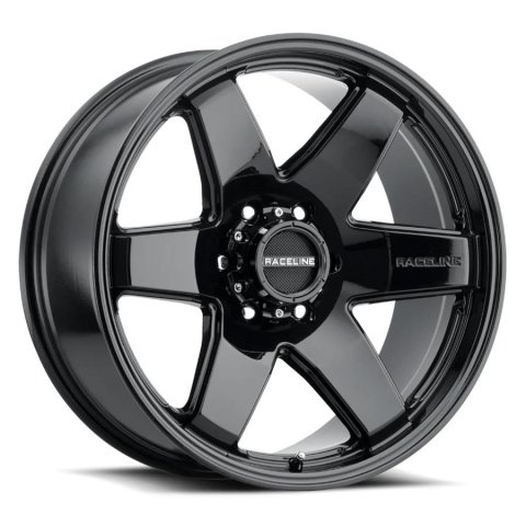 Raceline 942B Addict 18x8in / 6x139.7 BP / 35mm Offset / 106.1mm Bore - Gloss Black Wheel thumbnail 6
