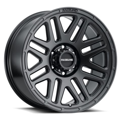Raceline 944B Outlander 16x8in / 5x139.7 BP / 0mm Offset / 106.5mm Bore - Satin Black Wheel thumbnail 2