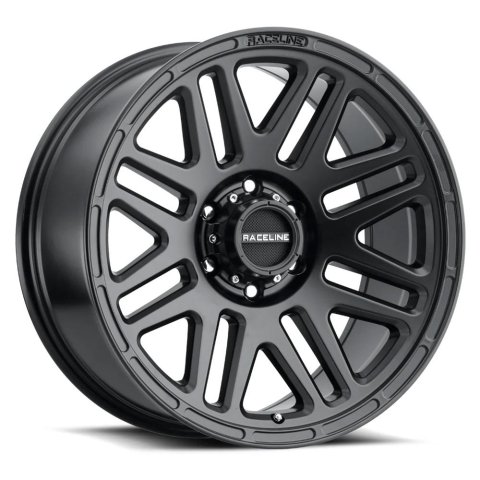 Raceline 944B Outlander 16x6in / 8x165.1 BP / 0mm Offset / 4.90mm Bore - Satin Black Wheel
