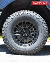 Raceline 944B Outlander 16x8in / 8x170 BP / 0mm Offset / 125.2mm Bore - Satin Black Wheel thumbnail 4