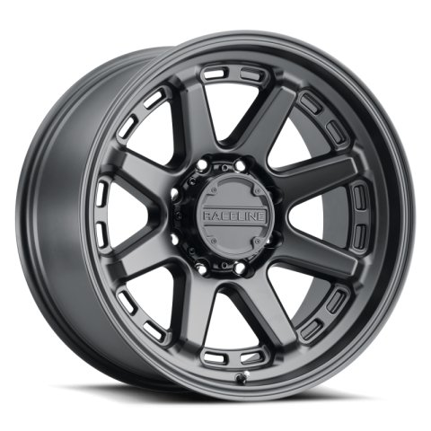 Raceline 947B Scout 17x8in / 5x114.3 BP / 35mm Offset / 72.62mm Bore - Satin Black Wheel thumbnail 3