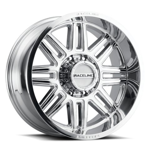Raceline 948C Split 17x8.5in / 6x135 BP / 18mm Offset / 87.1mm Bore - Chrome Wheel