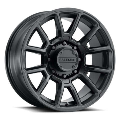Raceline 950B Gauge 17x8.5in / 5x127 BP / 18mm Offset / 78.1mm Bore - Satin Black Wheel thumbnail 5