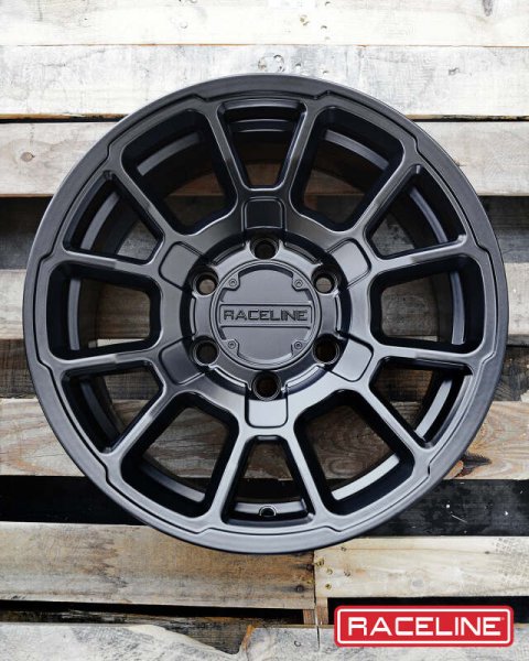 Raceline 950B Gauge 17x8.5in / 5x127 BP / 18mm Offset / 78.1mm Bore - Satin Black Wheel thumbnail 8