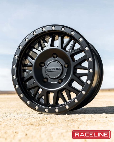 Raceline 951B Ryno 17x9in / 6x139.7 BP / -12mm Offset / 106.1mm Bore - Satin Black Wheel thumbnail 3