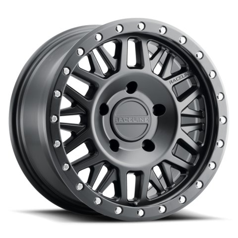 Raceline 951B Ryno 18x9in / 6x135 BP / 18mm Offset / 87.1mm Bore - Satin Black Wheel thumbnail 3