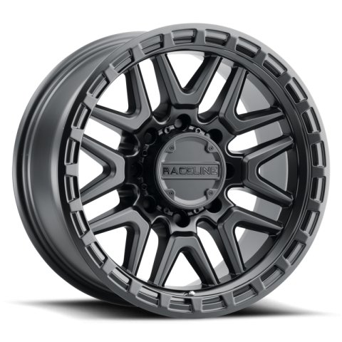 Raceline 953B Krank 17x8.5in / 6x139.7 BP / 18mm Offset / 106.1mm Bore - Satin Black Wheel thumbnail 6