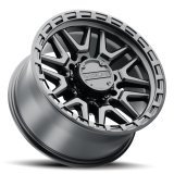 Raceline 953B Krank 17x9in / 8x165.1 BP / -12mm Offset / 125.2mm Bore - Satin Black Wheel thumbnail 3