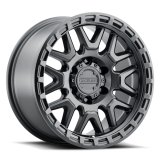 Raceline 953B Krank 17x9in / 5x127 BP / -12mm Offset / 78.1mm Bore - Satin Black Wheel thumbnail 2