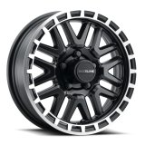 Raceline 953BM Krank 14x6in / 5x114.3 BP / 0mm Offset / 3.19mm Bore - Black & Machined Wheel thumbnail 2