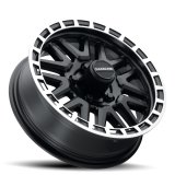 Raceline 953BM Krank 15x6in / 6x139.7 BP / 0mm Offset / 4.25mm Bore - Black & Machined Wheel thumbnail 8