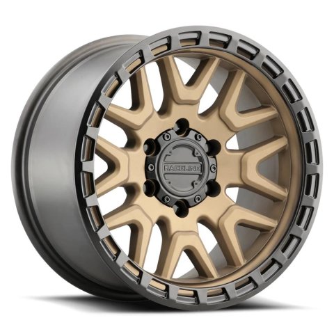 Raceline 953BZ Krank 17x8.5in / 6x139.7 BP / 18mm Offset / 106.1mm Bore - Bronze Wheel