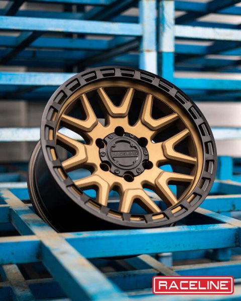 Raceline 953BZ Krank 16x8in / 5x114.3 BP / 0mm Offset / 72.62mm Bore - Bronze Wheel thumbnail 8